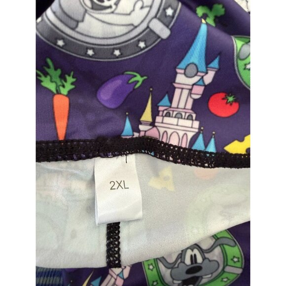 MAGIC KINGDOM Themed Run Character Bike Shorts Size 2XL - Picture 6 of 6
